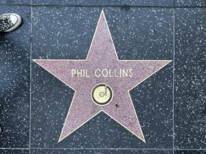 Phil Collins star on the Hollywood Walk of Fame