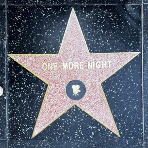 One More Night star on the Hollywood Walk of Fame